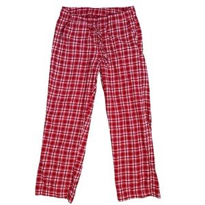 GAP Red Pink Plaid Cotton Flannel Pajama Pants